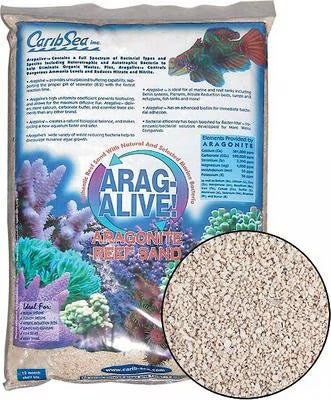 Carib Sea Arag-Alive! Reef Sand 20lbs