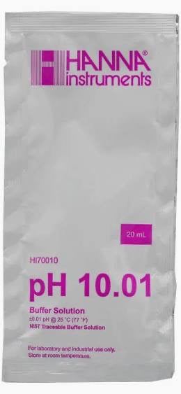 pH Calibration solution - 10.01 Hanna Instruments (Each)