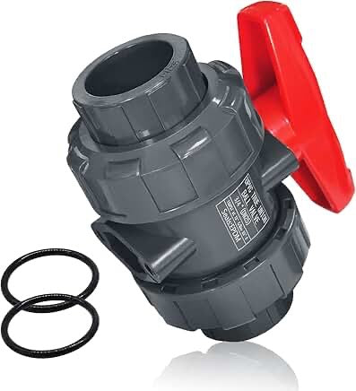 PVC Union Ball Valve, 3/4"