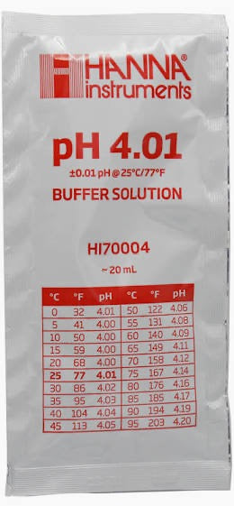pH Buffer solution - 4.01 Hanna Instruments (Each)